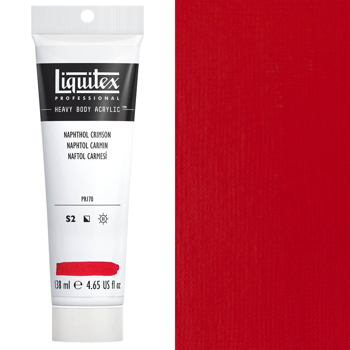 Liquitex Heavy Body Acrylic 138ml — Napthol Crimson