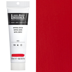 Liquitex Heavy Body Acrylic 138ml — Napthol Crimson
