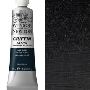 Winsor & Newton Griffin Alkyd Oil - Lamp Black