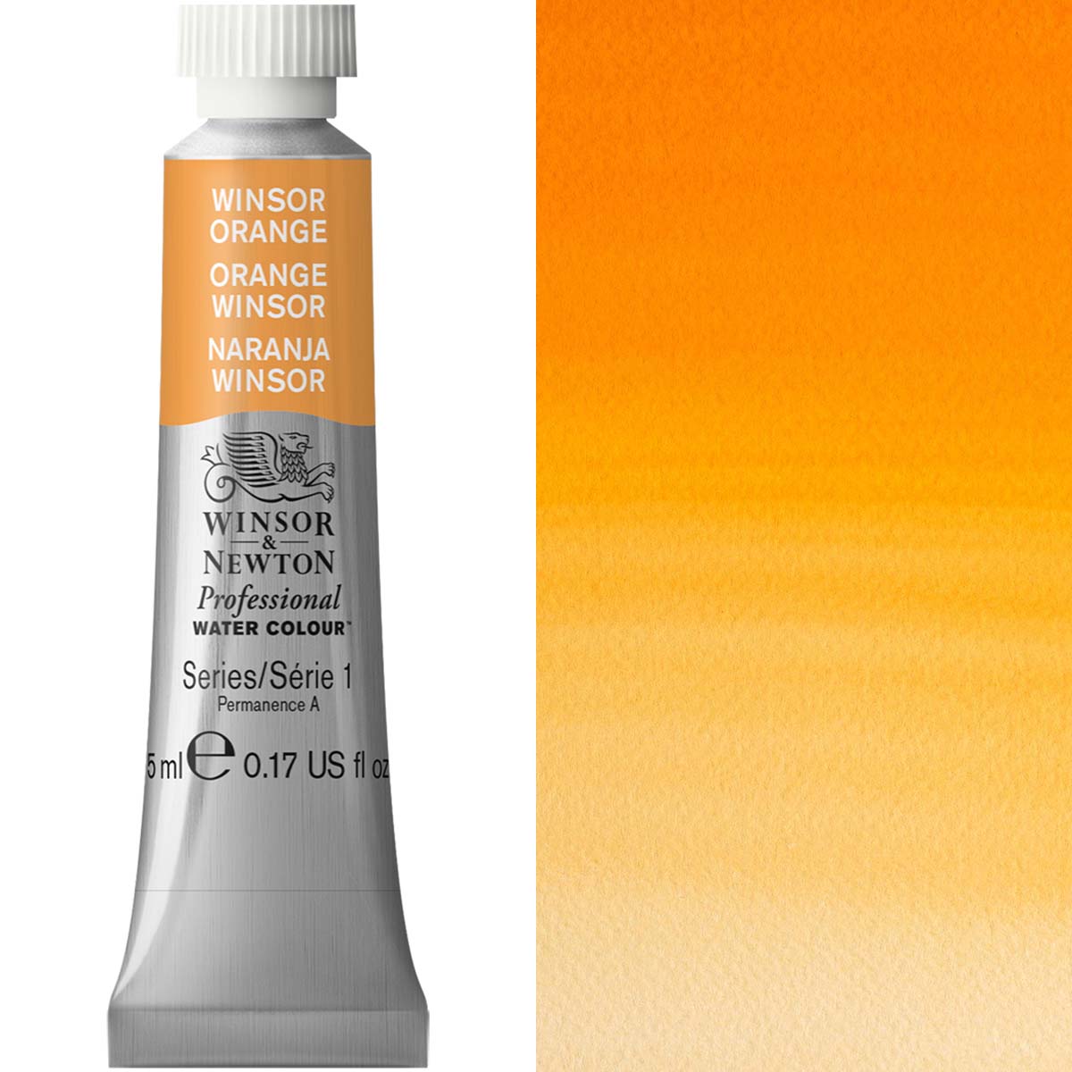 Winsor & Newton Professional Watercolour 5ml — Winsor Orange