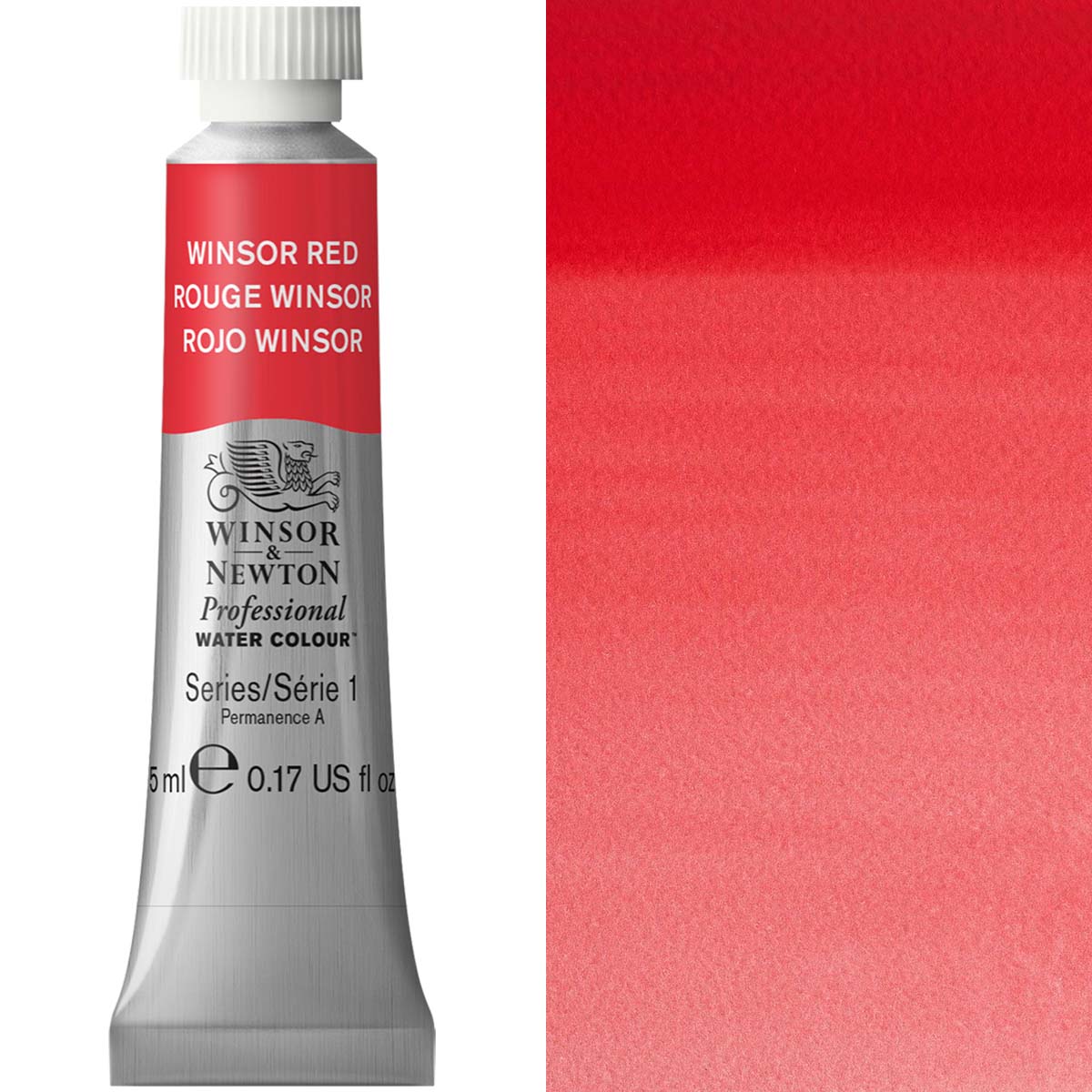 Winsor & Newton Professional Watercolour 5ml — Winsor Red