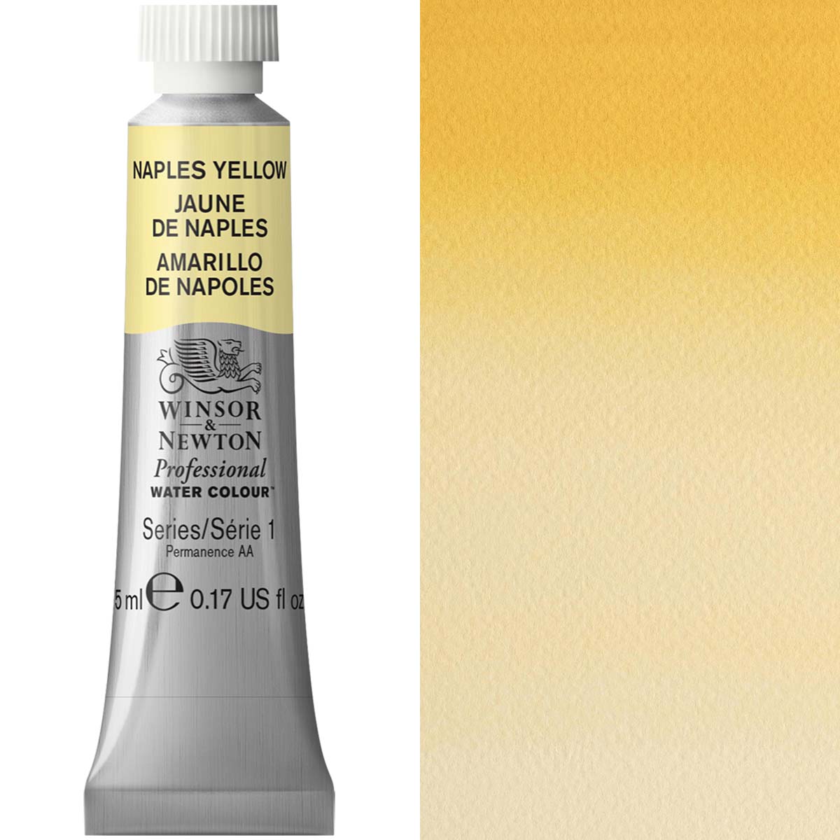 Winsor & Newton Professional Watercolour 5ml — Naples Yellow