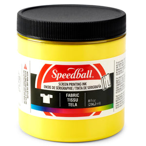 Speedball Fabric Screen Printing Ink 236ml (8oz) - Yellow