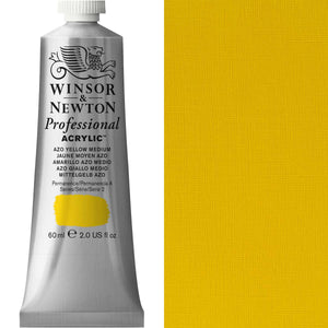 Winsor & Newton Professional Acrylic 60ml - Azo Yellow Medium