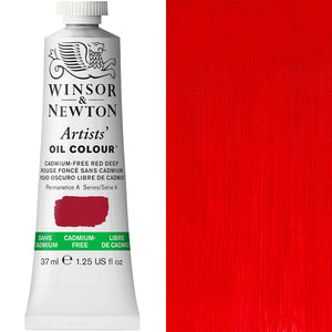 Winsor & Newton Artists' Oil Colour 37ml — Cadmium-Free Red Deep