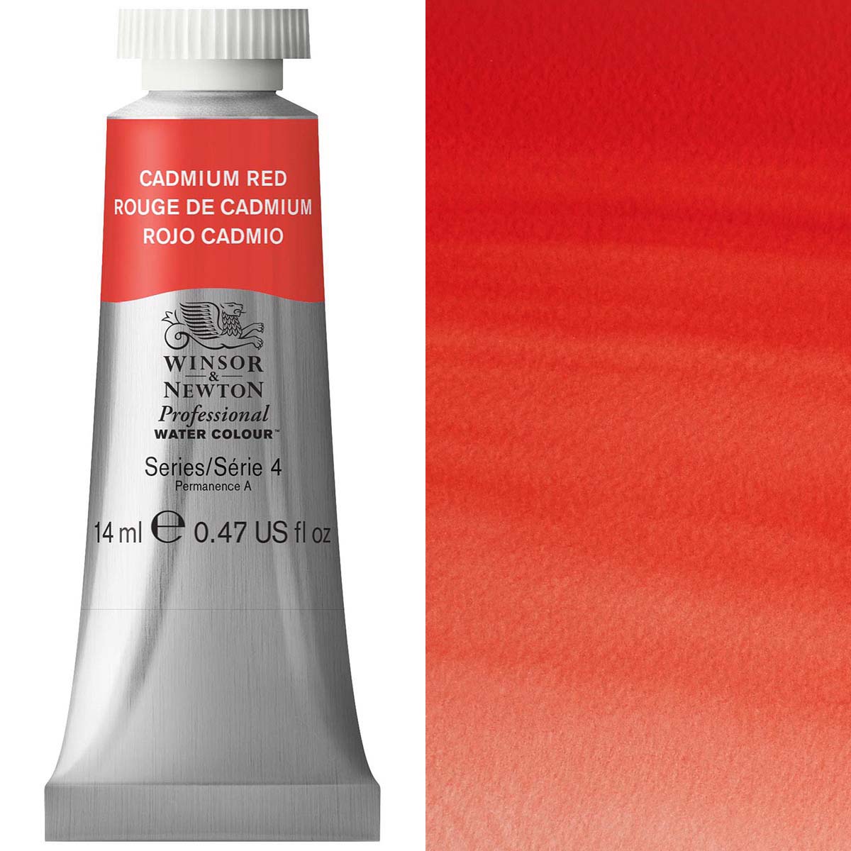 Winsor & Newton Professional Watercolour 14ml — Cadmium Red