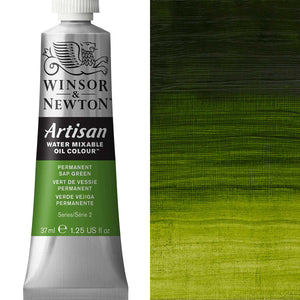 Winsor & Newton Artisan Water Mixable Oil 37ml - Permanent Sap Green