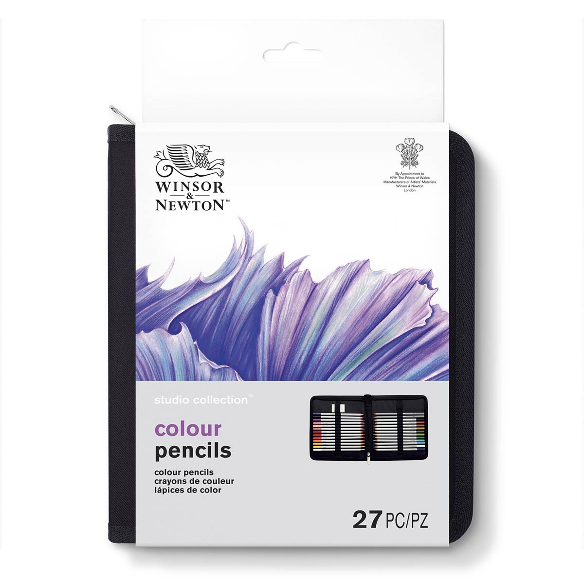 W&N Studio Collection Colour Pencils Wallet 26 Set