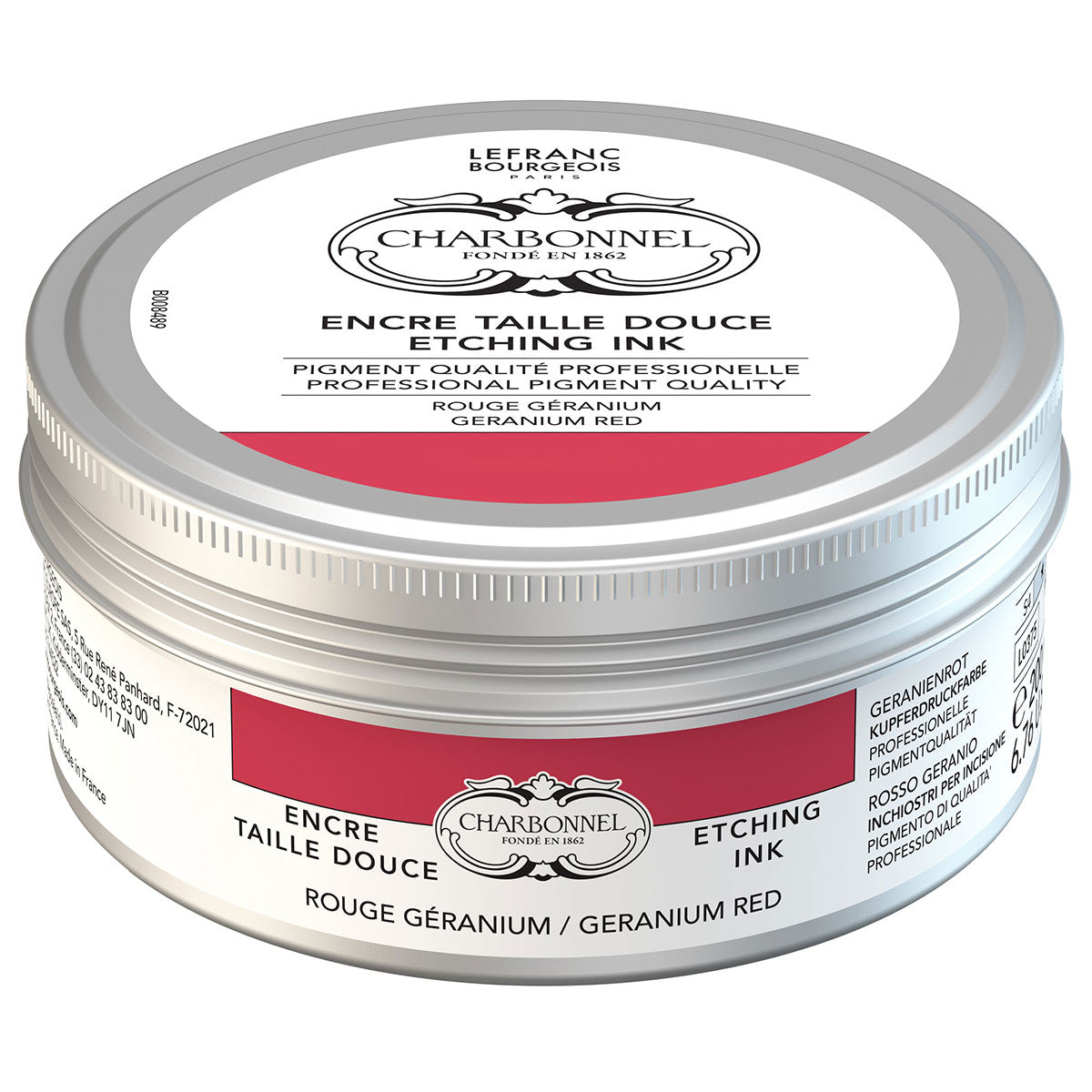 Charbonnel Etching Ink 200ml Geranium Red S4