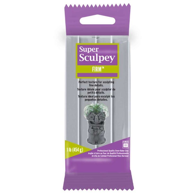 Super Sculpey Firm – Grey, 1lb