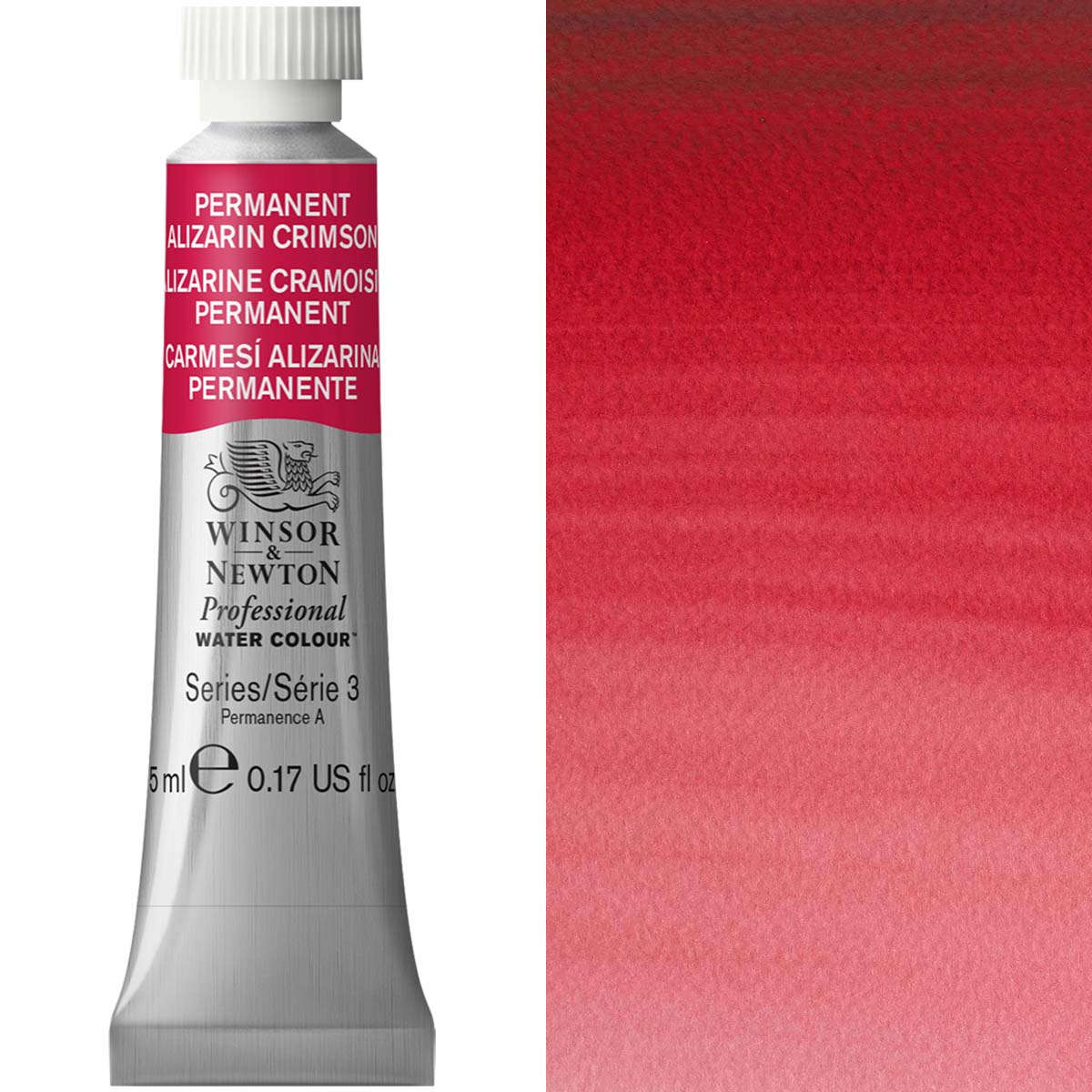 Winsor & Newton Professional Watercolour 5ml — Permanent Alizarin Crimson