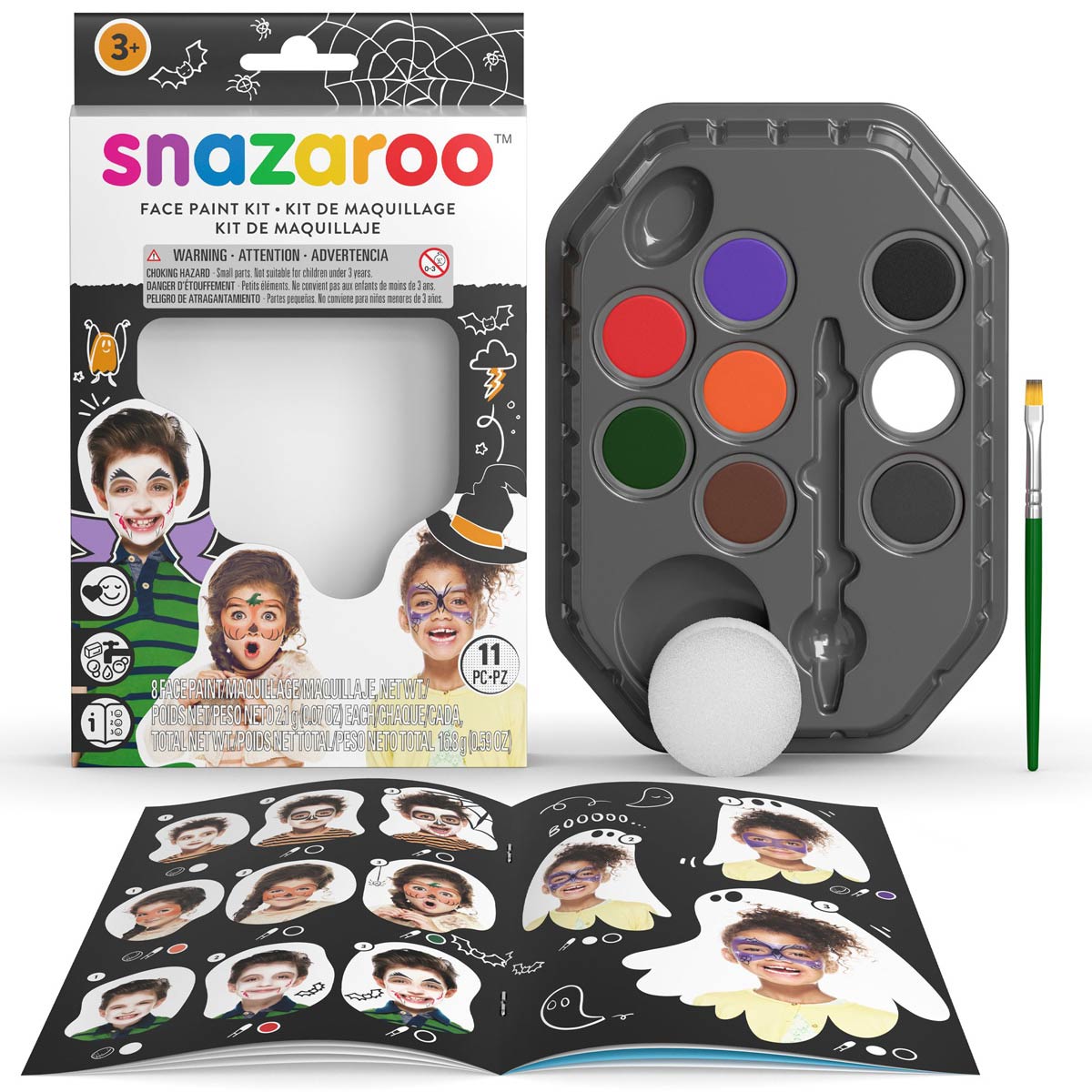 Snazaroo Halloween Face Painting Kit