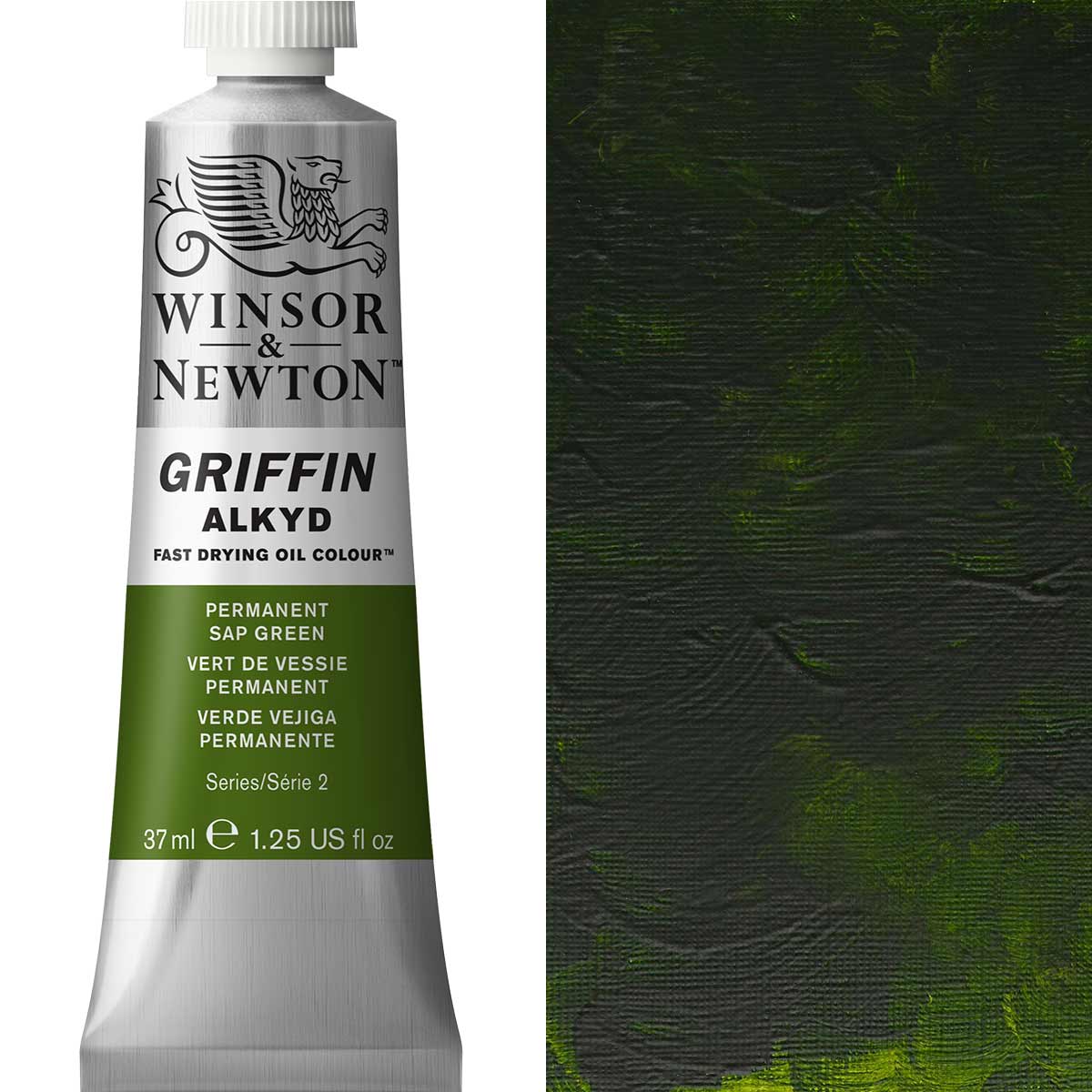 Winsor & Newton Griffin Alkyd Oil - Permanent Sap Green