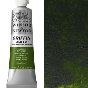 Winsor & Newton Griffin Alkyd Oil - Permanent Sap Green