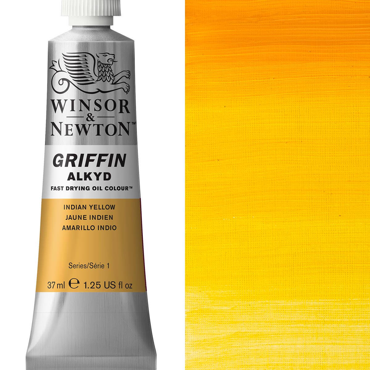 Winsor & Newton Griffin Alkyd Oil - Indian Yellow