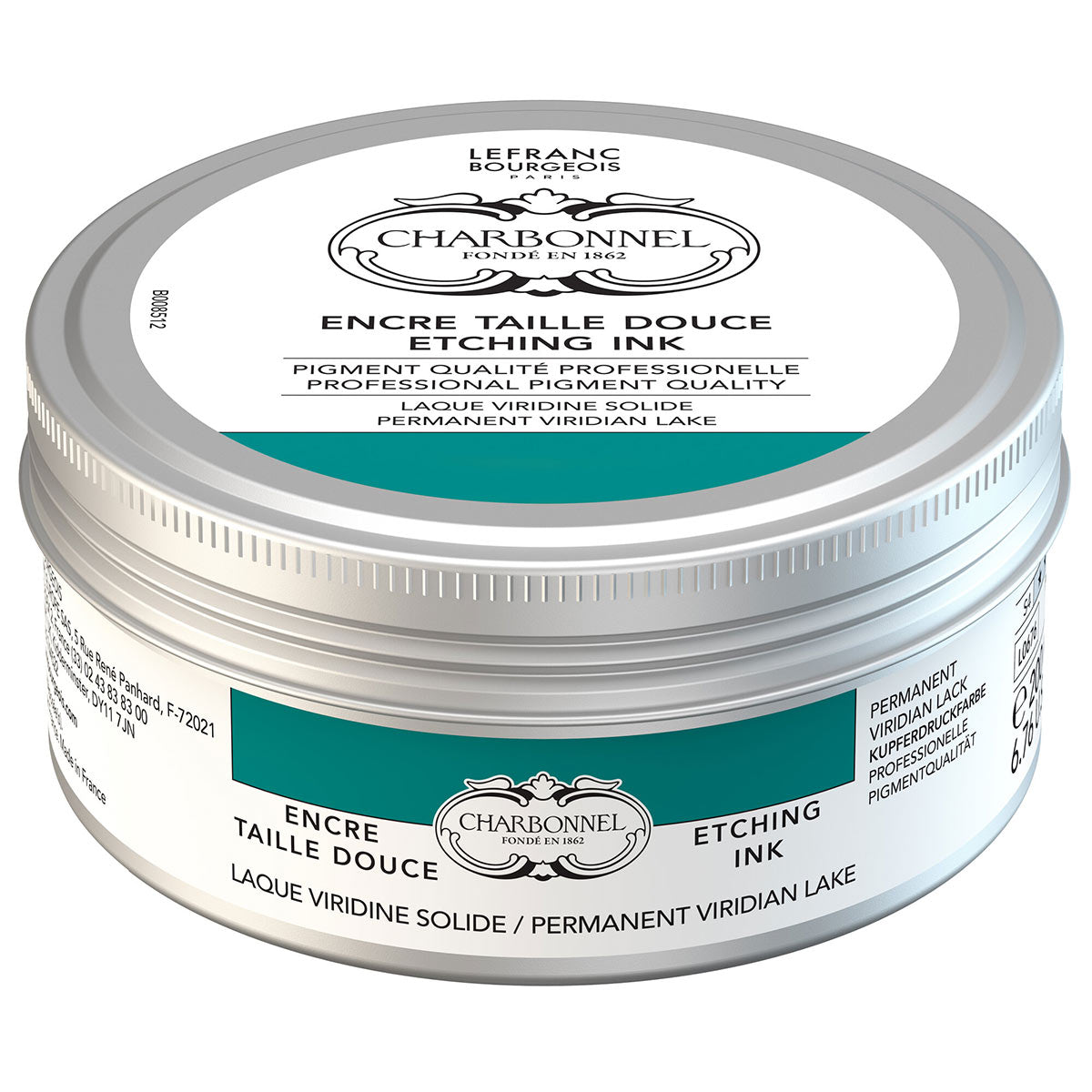 Charbonnel Etching Ink 200ml Permanent Viridian S4