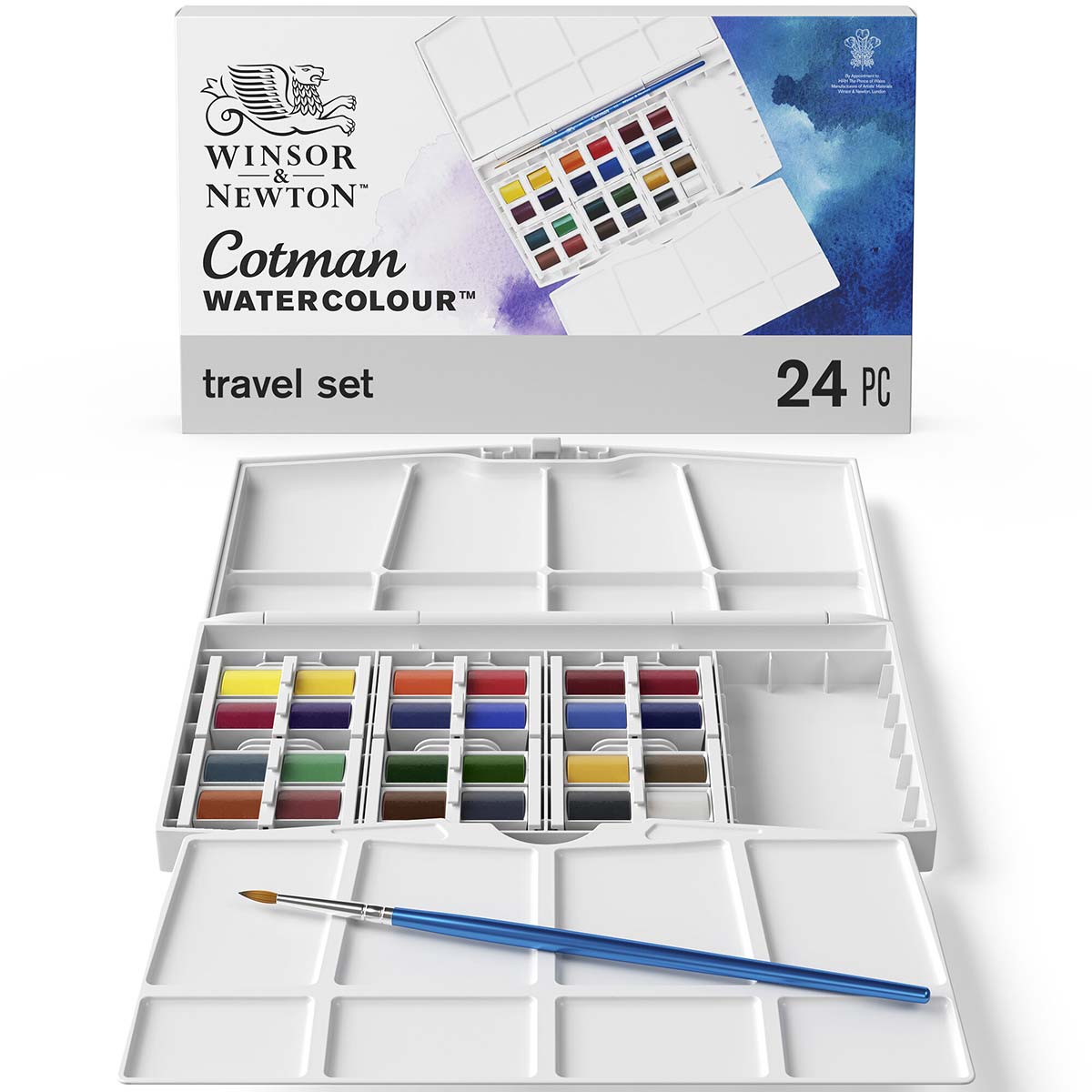 W&N Cotman Watercolours Painting Plus 24 Set