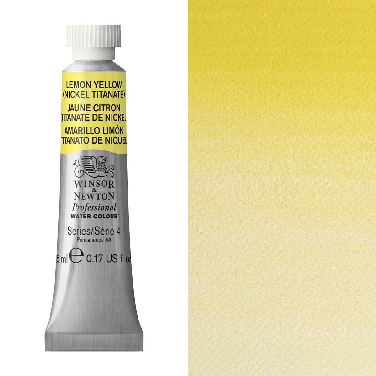 Winsor & Newton Professional Watercolour 5ml — Lemon Yellow