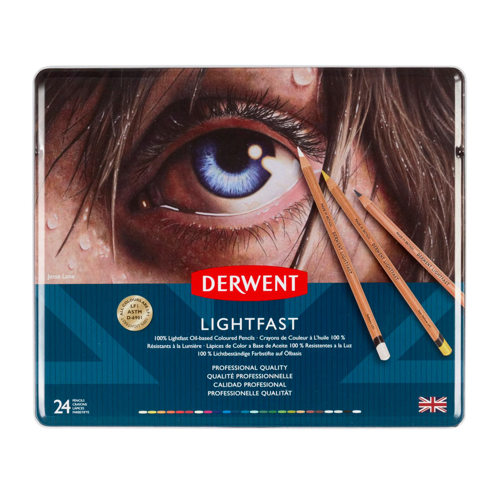 Derwent Lightfast Tin of 24