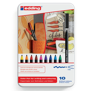 Edding 1300 Fibre Tin of 10