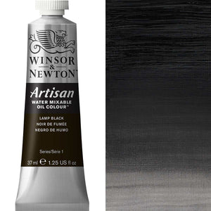 Winsor & Newton Artisan Water Mixable Oil 37ml - Lamp Black