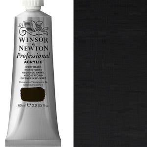 Winsor & Newton Professional Acrylic 60ml - Ivory Black