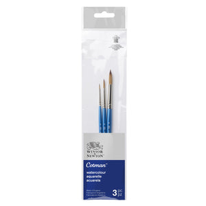 W&N Cotman Brush Short Handle V2 Set of 3