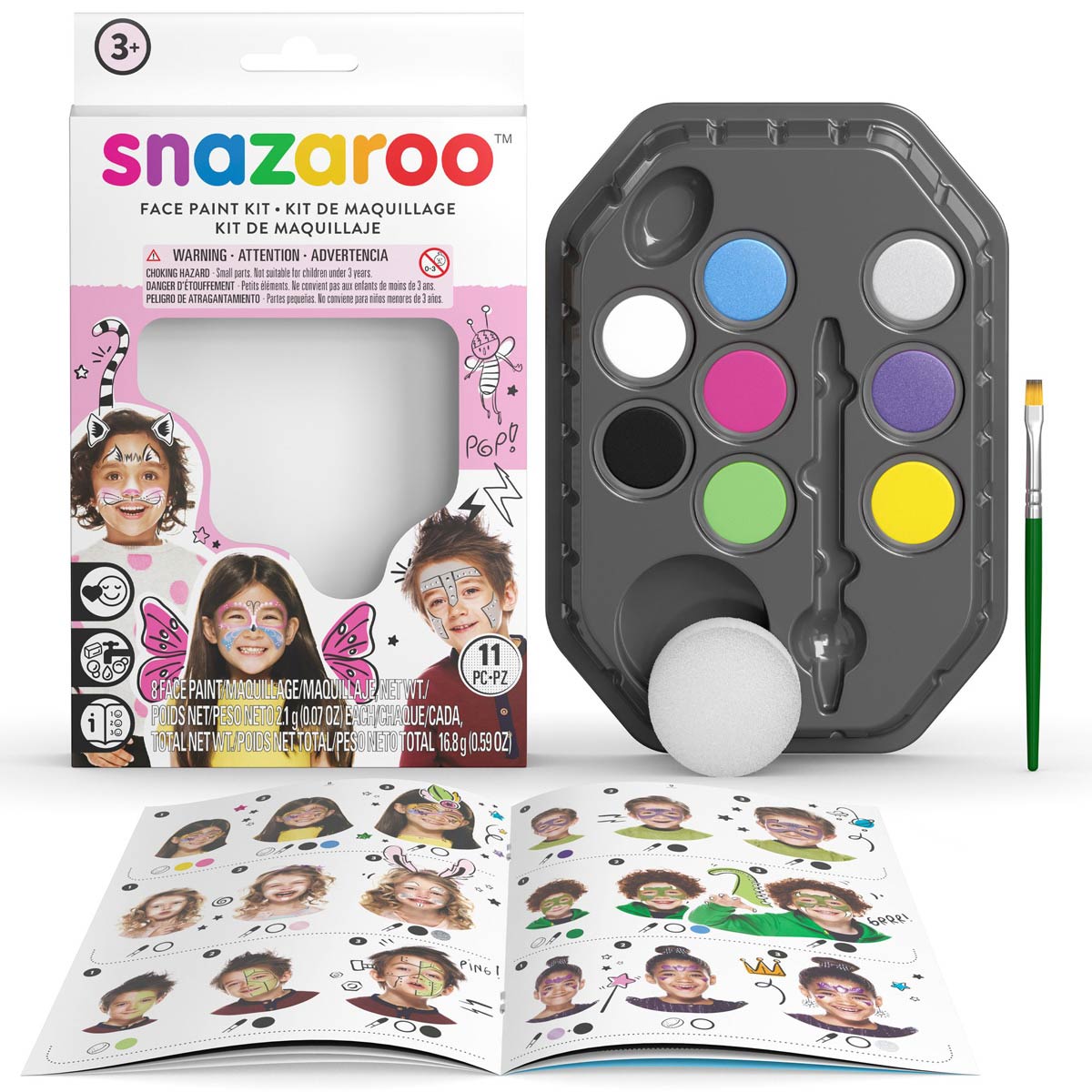 Snazaroo Fantasy Face Painting Kit (Pink Box)