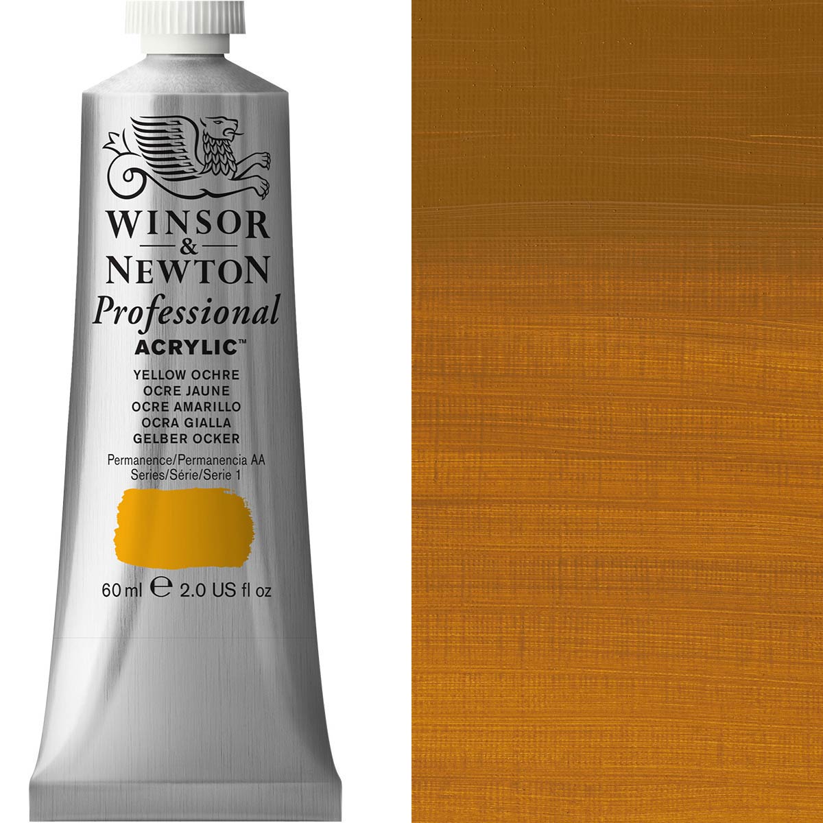 Winsor & Newton Professional Acrylic 60ml - Yellow Ochre