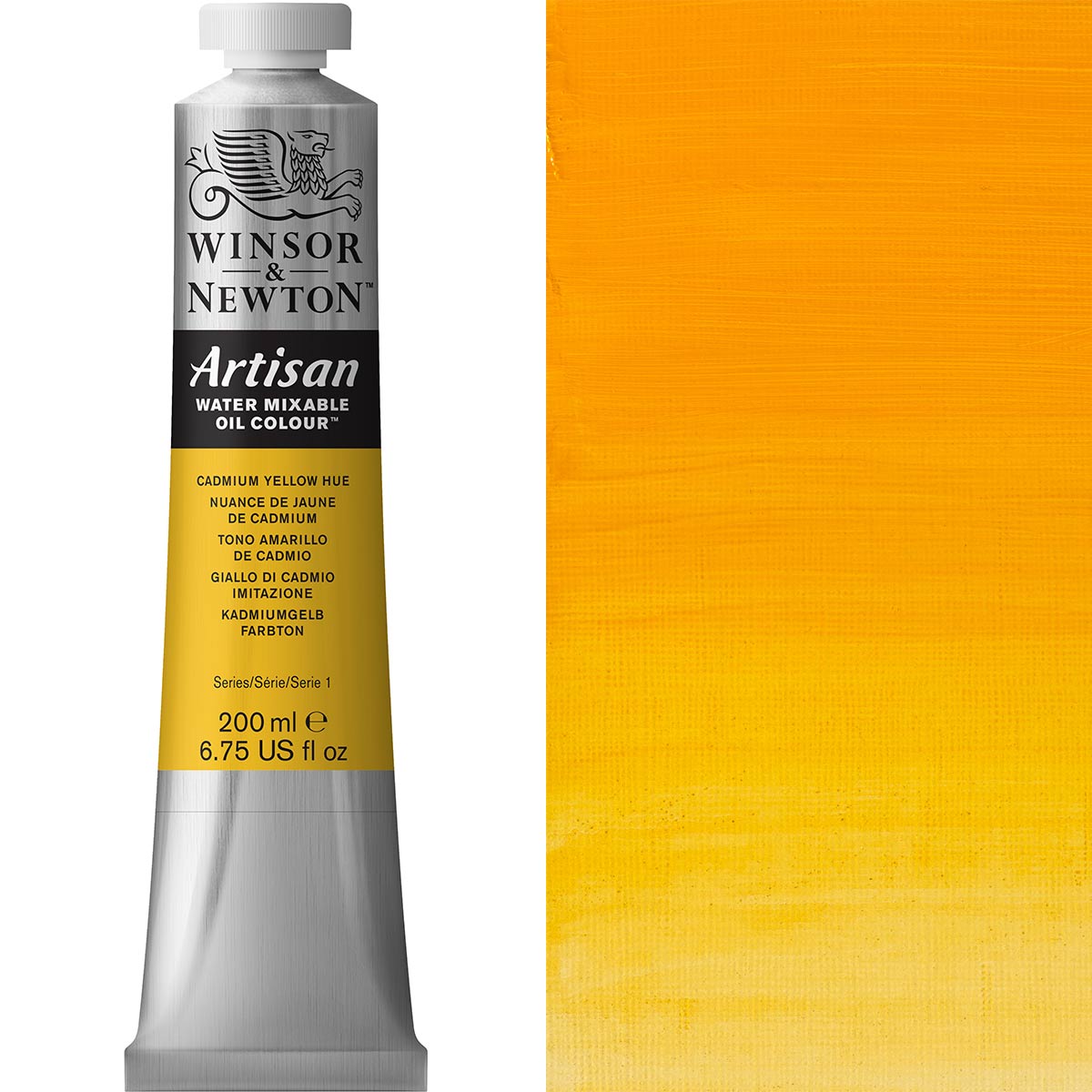 Winsor & Newton Artisan Water Mixable Oil 200ml — Cadmium Yellow Hue