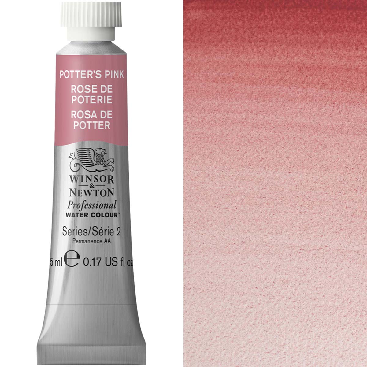 Winsor & Newton Professional Watercolour 5ml — Potters Pink