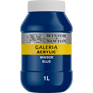 Winsor & Newton Galeria Acrylic 1 Litre — Winsor Blue
