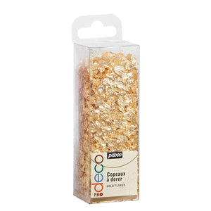 Pebeo Deco Gold Flakes - Gold