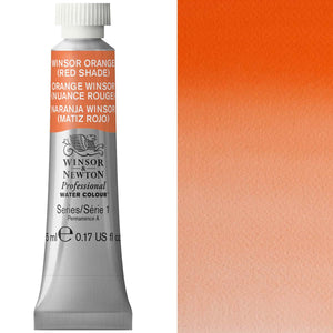 Winsor & Newton Professional Watercolour 5ml — Winsor Orange Red Shade