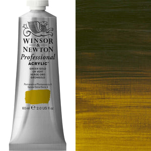 Winsor & Newton Professional Acrylic 60ml - Green Gold