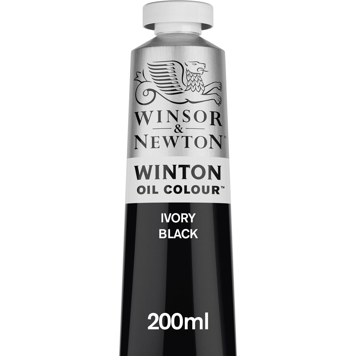 Winsor & Newton Winton Oil Colour 200ml — Ivory Black