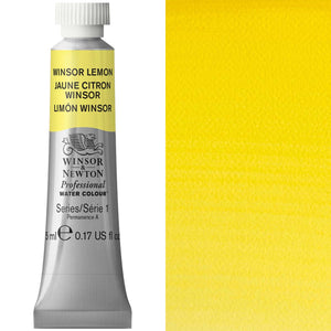 Winsor & Newton Professional Watercolour 5ml — Winsor Lemon