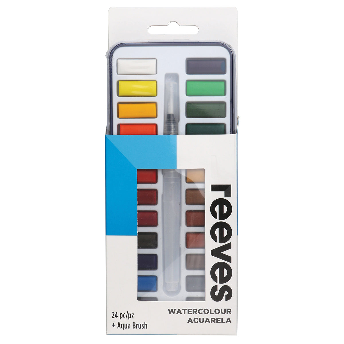 Reeves - Watercolour Tin Set - 24 Pans plus Waterbrush