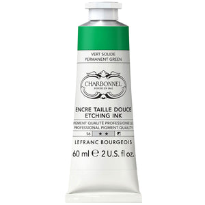 Charbonnel Etching Ink 60ml Permanent Green S6