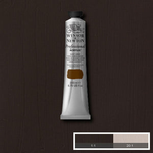Winsor & Newton Professional Acrylic 200ml — Burnt Umber