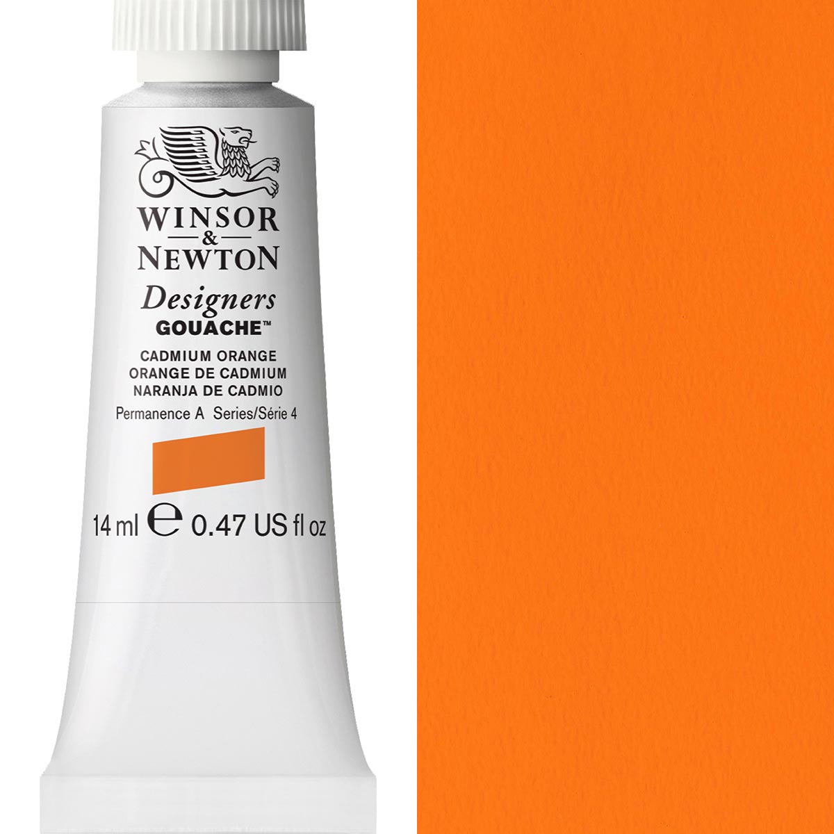 Winsor & Newton Designers' Gouache 14ml - Cadmium Orange