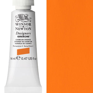 Winsor & Newton Designers' Gouache 14ml - Cadmium Orange