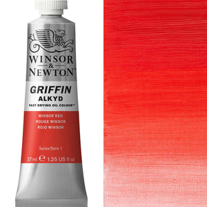 Winsor & Newton Griffin Alkyd Oil - Winsor Red