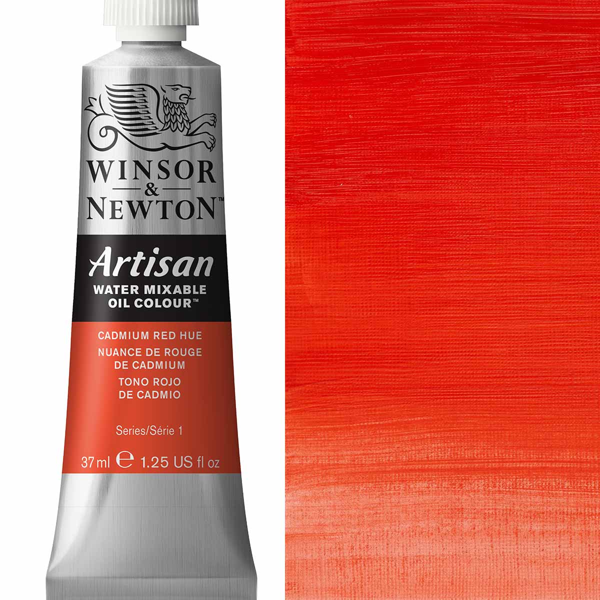 Winsor & Newton Artisan Water Mixable Oil 37ml - Cadmium Red