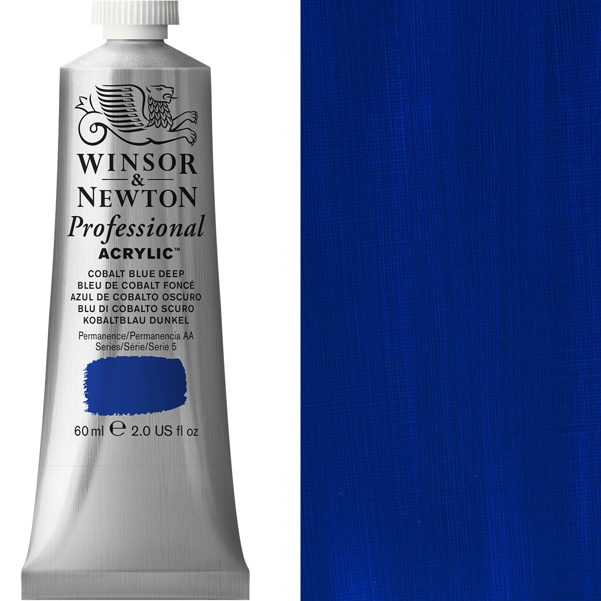 Winsor & Newton Professional Acrylic 60ml - Cobalt Blue Deep