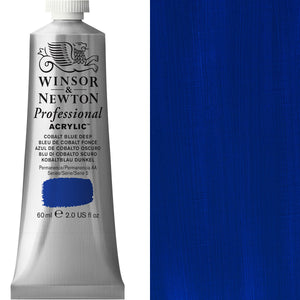 Winsor & Newton Professional Acrylic 60ml - Cobalt Blue Deep