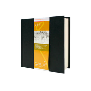 Hahnemuhle D and S Square Sketchbook 14x14cm Black