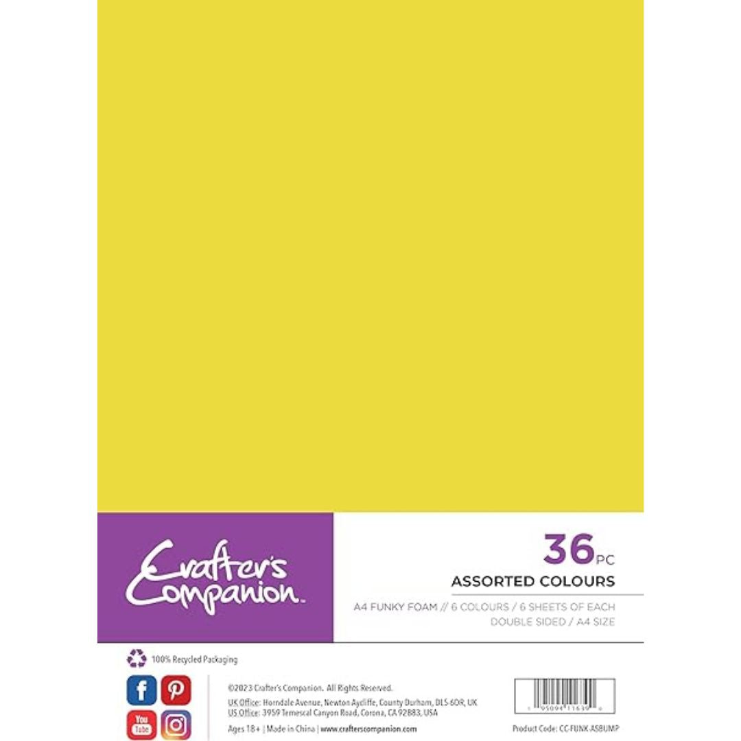 Crafter's Companion A4 Funky Foam Bumper Pack 36pc