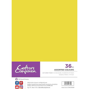 Crafter's Companion A4 Funky Foam Bumper Pack 36pc