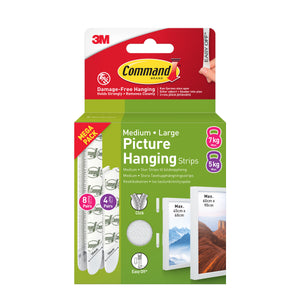 3M Command Medium & Large Picture Hanging Strips